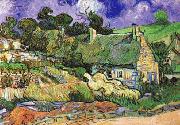 Vincent Van Gogh Thatched Cottages at Cordeville Germany oil painting artist